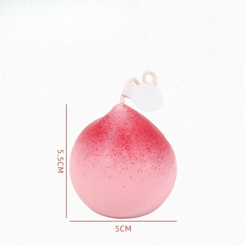 Peach Shaped Aromatherapy Candle Creative Simulation Fruit Aromatherapy Candle Ornament