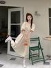 Robe d'été à manches bouffantes douces style académie japonaise pour femmes - Jupe style poupée fraîche niche étudiante d'été