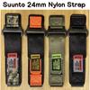 For Suunto 24mm Nylon Loop Strap Bracelet For SUUNTO7/9/9baro/Spartan Sport Easy Fit Watch Band D5 Replaceable Wristband Belt
