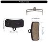 4Pair SemiMetallic Bicycles Bikes Disc Brake Pad Universals Mountain Bikes Brake Pad Replacement Cyclings Brake Pad