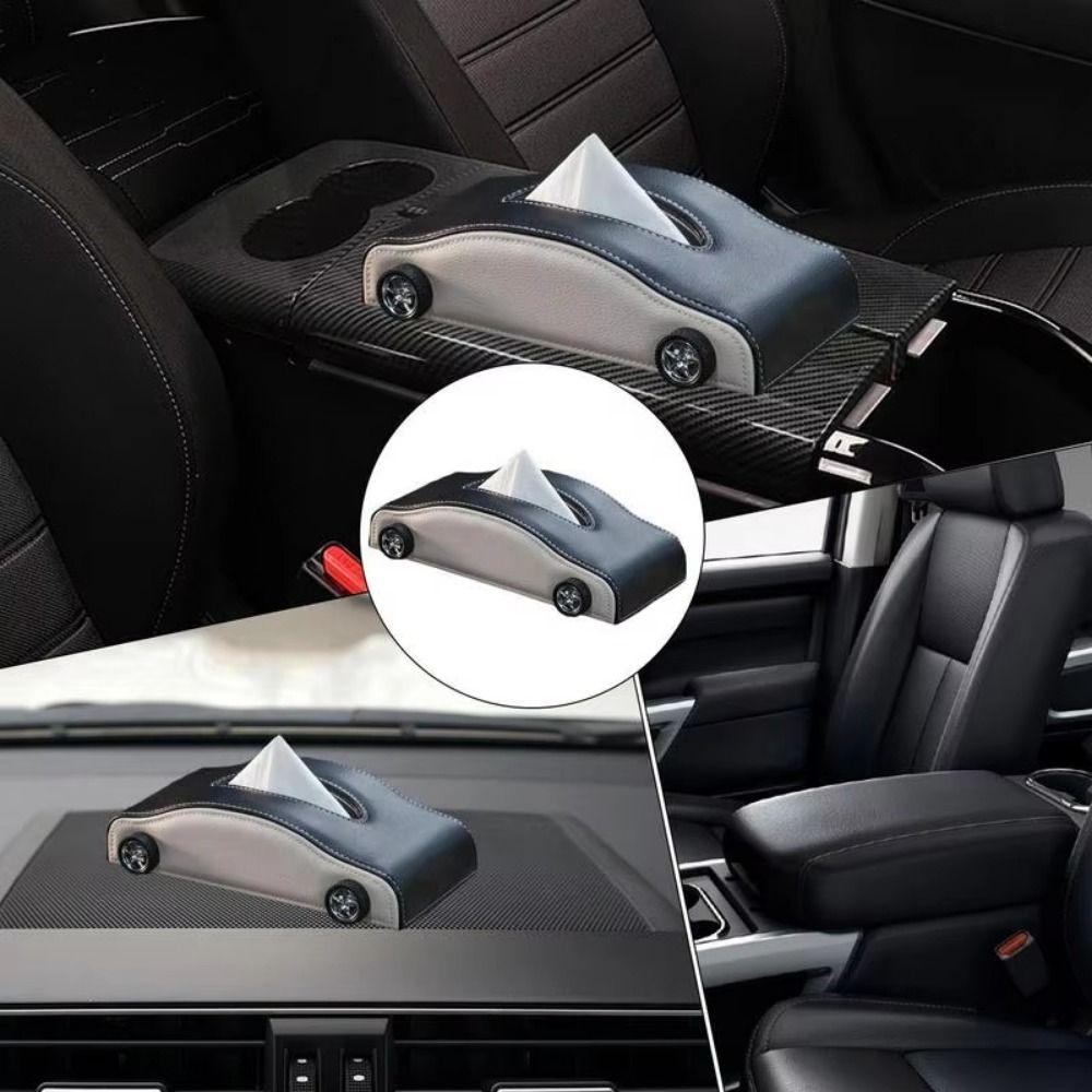 Creative Tissue Dispenser Simulated Tire Car Leather Tissue Organizer Car Shape Tissue Box  Travel