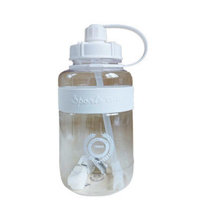 

Бутылка для воды 1,5 литра, чашка-соломинка, большая емкость, фитнес, спорт, вода для улицы, альпинизм, кемпинг, пеший туризм, бутылка для питья, чайник