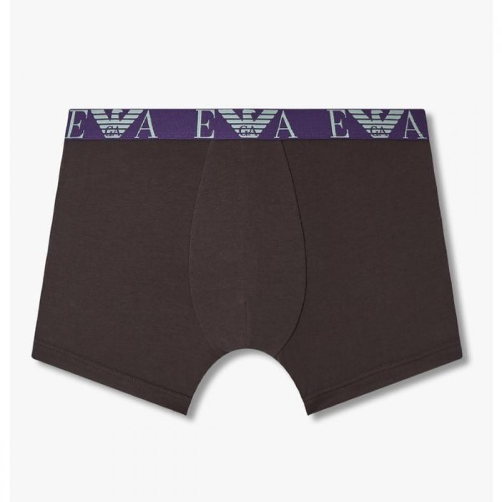 Emporio Armani Мужские S Большой логотип орла Хлопок Длинные ящики 0815312079 XL