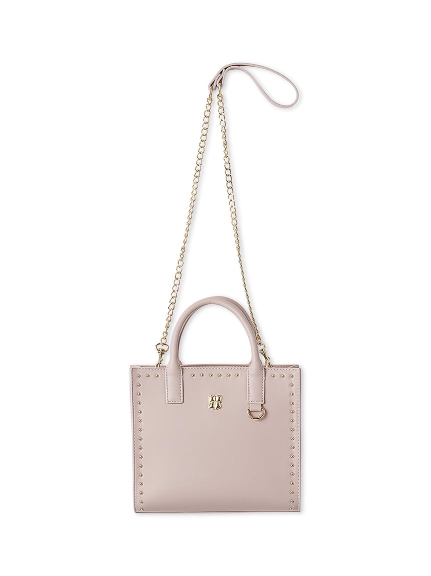 Сумка-тоут с заклепками-лентами RWGB255514PNKF розовый