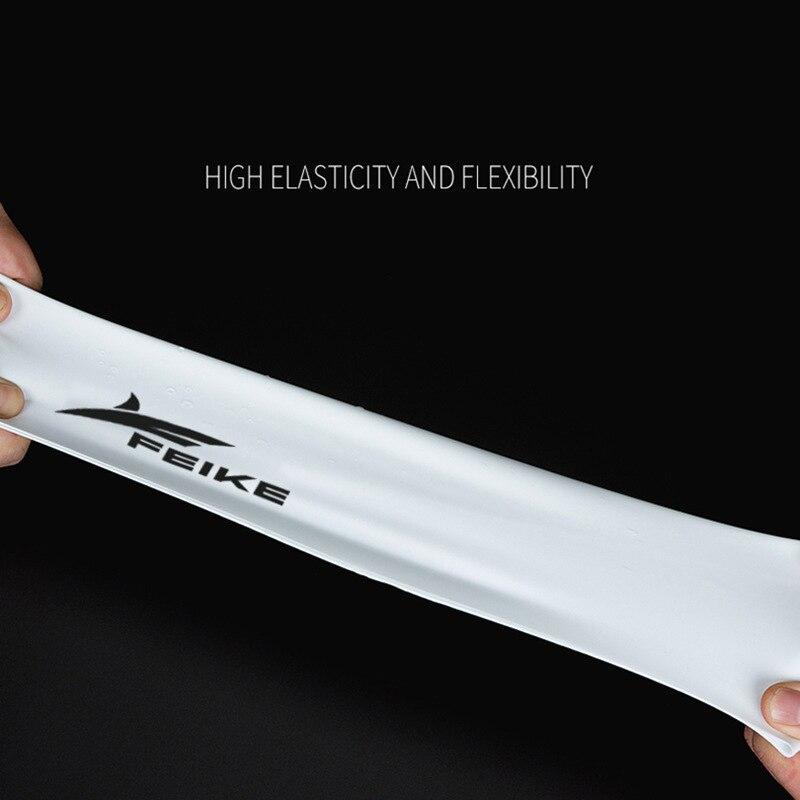 Czepek silikonowy Kobiety Mężczyźni Wodoodporna, wysoka elastyczność Kapelusz do basenu z długimi włosami Sport Basen do nurkowania Kapelusz dla dorosłych Nastolatki