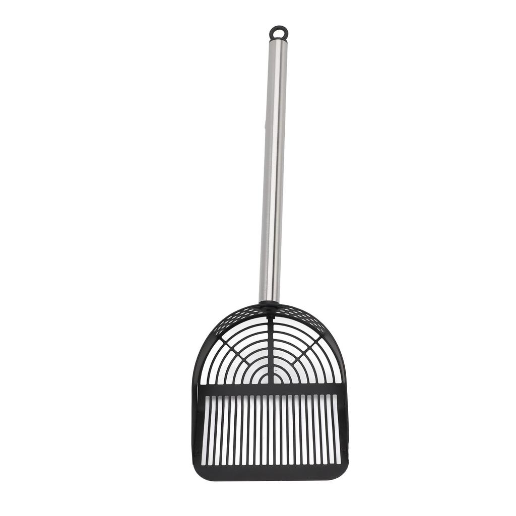 Cat Litter Scoop Stainless Steel Handle Half Round Shovel Pet Sand Sifter Poop Scooper for Beaches Pet Cat Litter Boxes