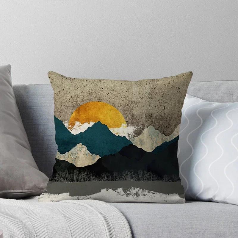 Federa per Cuscino Decorativa per la Casa Copricuscini Autunno Nordico X Soggiorno Moderno Divano Marocco Peluche Colore