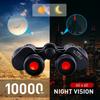 180x100 Zoom Binoculars Professional HD BAK4-Prism Powerful Binoculars Day Night Vision Long Range Outdoor Waterproof Telescope