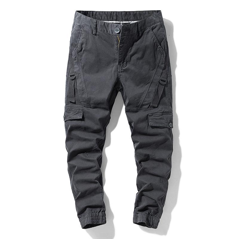 New Autumn and Winter Tooling Trousers Versatile Loose Multi-pocket Leggings Casual Harlan Pants Pants