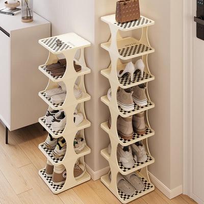 מדפי נעליים ארגונית DIY ארונות נעליים מעונות ארגונית כניסות לבית חיסכון במקום 2-9 שכבות מדפי נעליים מדף לפינה