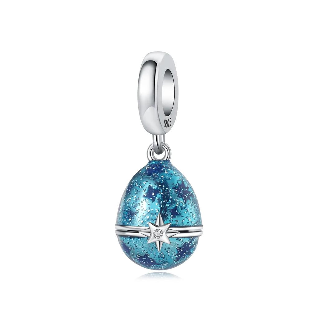 Easter Egg Pendant Copper For Charms Copperoriginal Bracelet For Jewelry Making