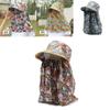 Sun Protection Hat For Women With Breathable Cotton Polyester Fabric Summer Sunshade Cap For Outdoor Activities