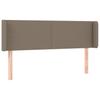 Vidaxl Bed Headboard with LED, Taupe, 147X16X78/88 Cm, Fabric