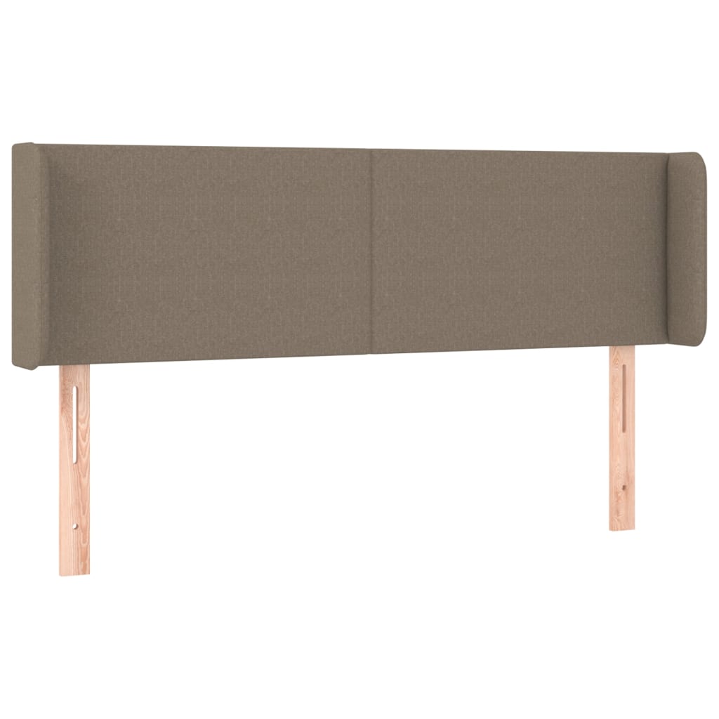 Vidaxl Bed Headboard with LED, Taupe, 147X16X78/88 Cm, Fabric