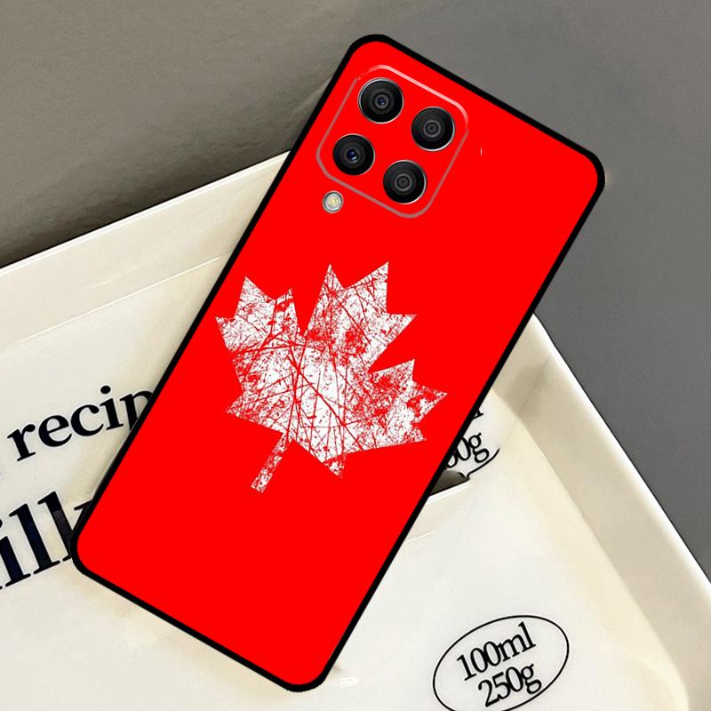 Canada Canadian Flag Case For Samsung Galaxy M33 M53 M13 M15 M35 M55 M32 M16 M36 M56 M54 M20 M52 M34 M14 M11 M31