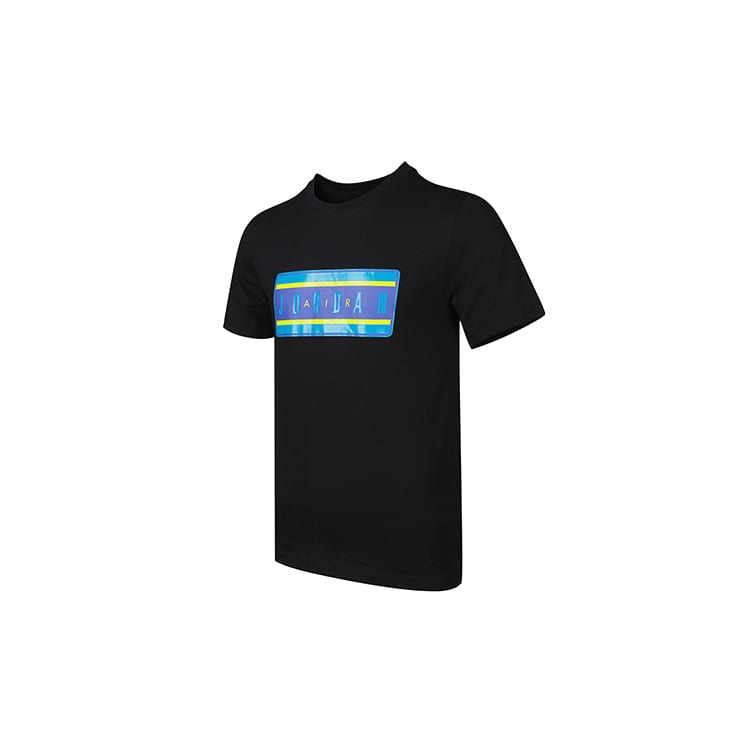 Jordan T Shirts Men's Black Crew Neck Moderate Straight Fit CJ6247-010