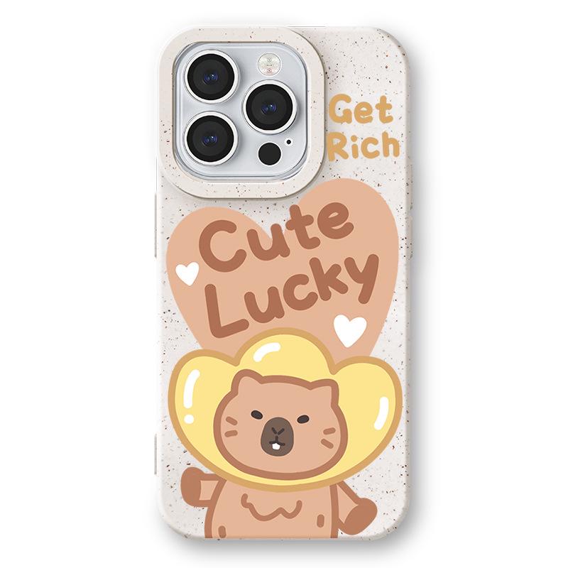 

Zhitai Мультяшный чехол с пшеницей для iPhone 16 Pro Max/15 Pro, Совместимый с iPhone 13/14, Для всех 11 моделей. iPhone 15 Pro