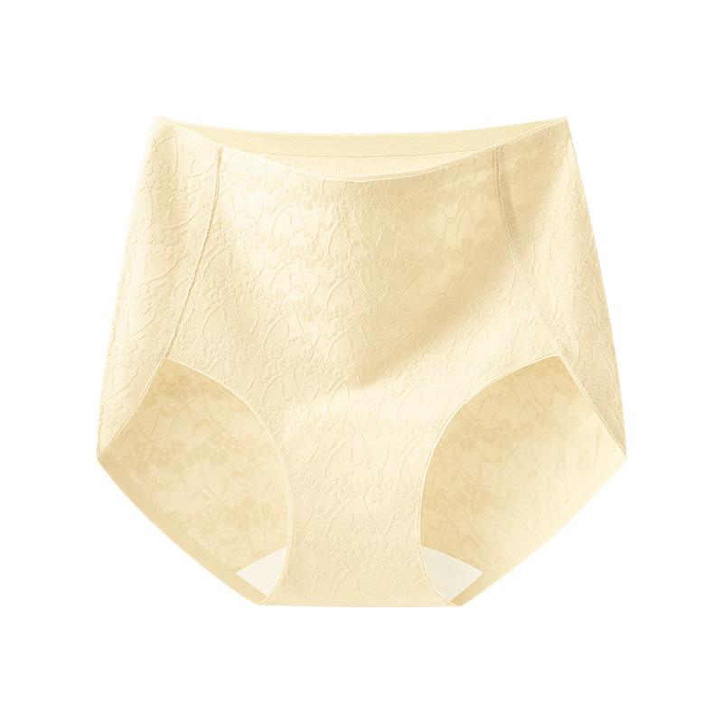 Women's Spring and Autumn New Year Wedding Pure Cotton Red 10A Antibacterial Crotch Non-mark High Waist Underwear