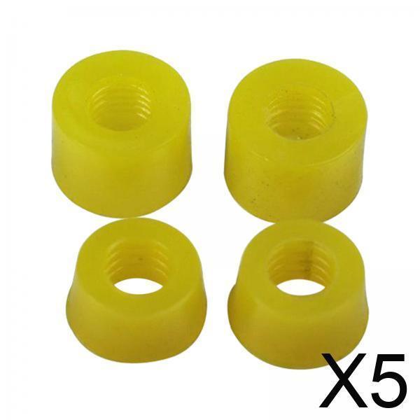Skateboard Shock Pad Universal PU Bushings Set Replacement Kit for Double Tilt Four Wheel Skateboard Trucks