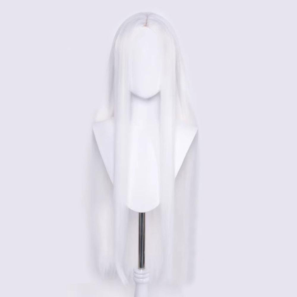 Parrucca Capelli Lisci Ultra Lunghi da 40 Pollici Versatile Anime Parrucca Liscia Cosplay Festa