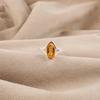 Citrine Gemstone 925 Sterling Silver Daily Wear Ring Women's Jewelry Gift For Wife CZR-20-4