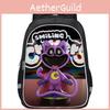 Stylish Catnap Poppy Playtime Backpack For Students Cartoon Print Dual Straps