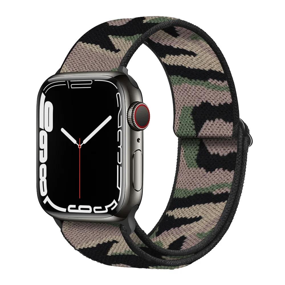 Nylon Loop Strap for Apple Watch Band 44mm 40mm 46mm 42mm 45mm 49mm 41mm 42mm Bracelet iWatch Series Ultra 10 9 8 7 6 5 SE2 Band