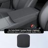 Suede Central Control Panel Sticker for Tesla Model  Model Y Juniper Model 3 Highland Console Protector Cover Car Accessories