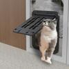 Magnetic Flap Dog Screen Door Self-Closing Cat Door Hole Dog Sliding Door Screen  House Accessories