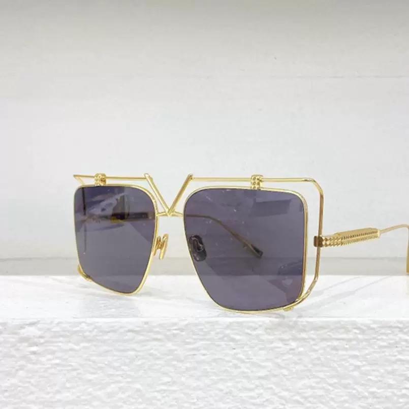 Oversized Sunglasses Women For Men Vintage Sun Glasses Punk Popular Outdoor Luxury Brand Designer Metal Hollow Eyewear Uv400