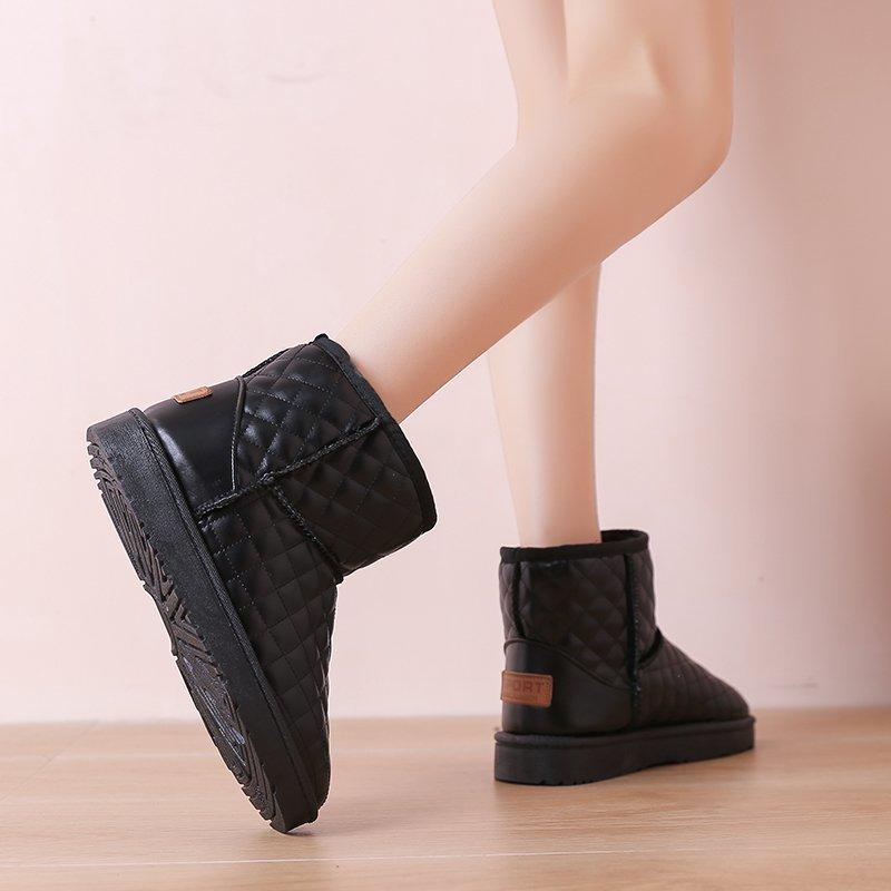 Warm Snow Boots for Women Shoes Woman Comfortable Ankle Boots Women Winter Ladies Shoes New Classic Thickened Fluff Chunky Boots Woman