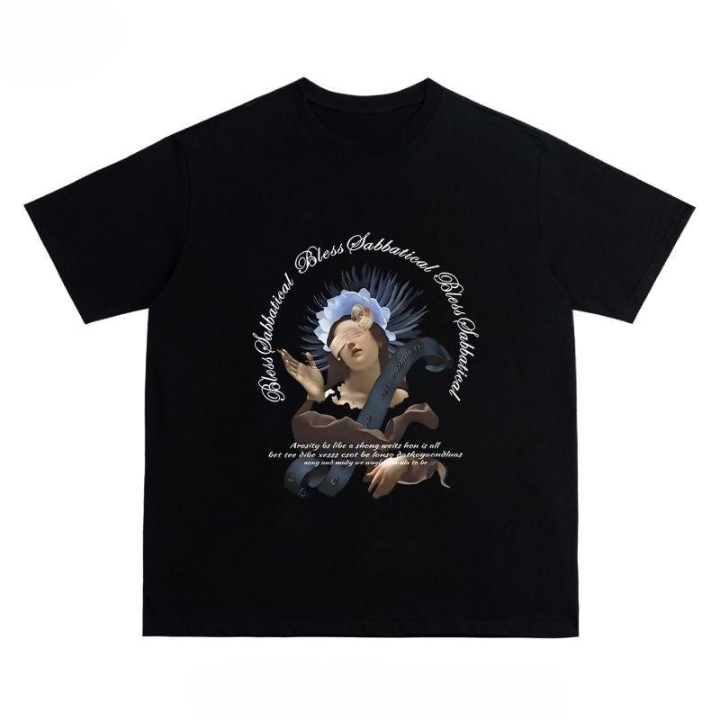 Women's Cotton T-shirt Tee Casuai Short Sleeve Crewneck Top Fashion Streetwear Autumn Shirt Graphic T Shirts Shirts for Women