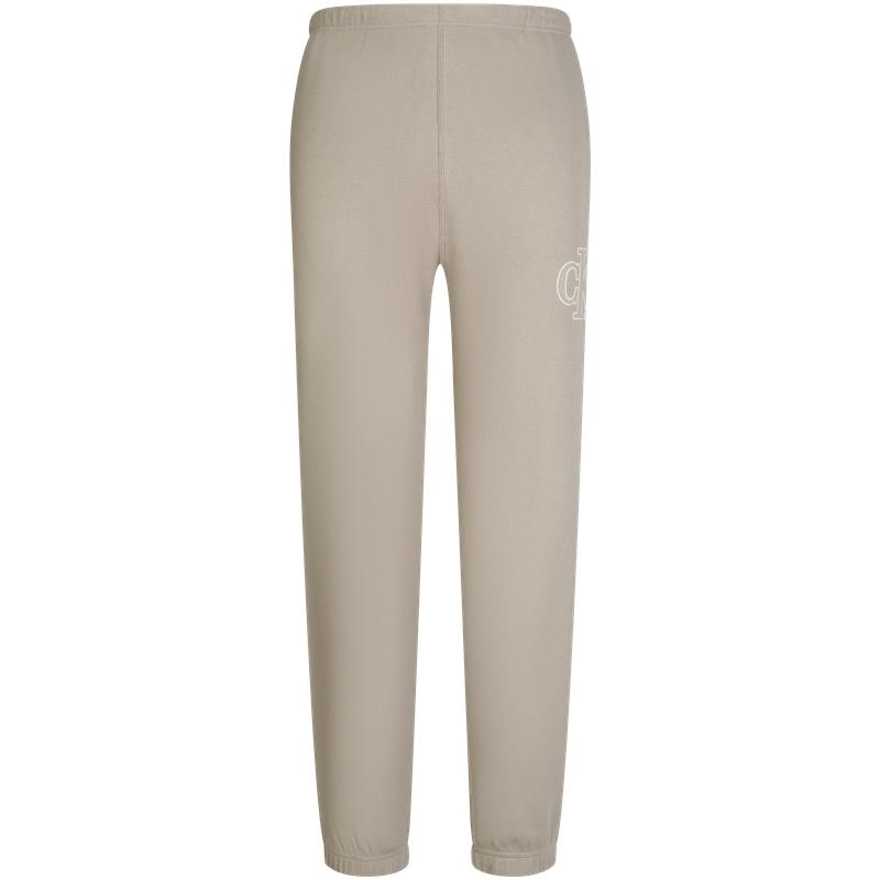 

Calvin Klein Casual Embroidered Elastic Waistband Tapered Ribbed Knit Joggers Men Joggers 4RB003G M