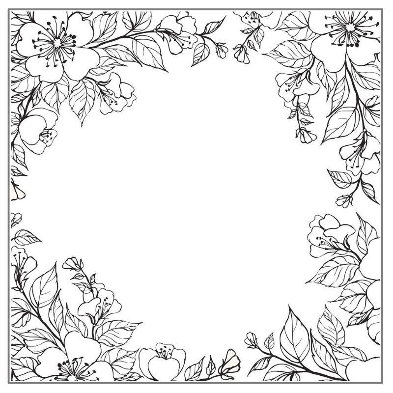 Flowers Clear Silicone Stamp for Scrapbooking Paper Art Crafts Journal Supplies