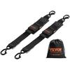 Retractable Ratchet Straps Tie Down Straps 2 In X 2 Ft for Boat (2 Pack)