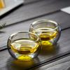 Set da 6 pezzi 50ml Vetro a doppia parete trasparente resistente al calore Piccola tazza da tè Kung Fu Tazze da degustazione Servizio da tè Tazzine da tè cinesi