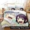 Yamada-kun and the Seven Witches Bedding Set Cartoon Anime Three-piece Set Adult Kid Bedroom Duvet Cover Sets 3D Kawaii Girls029