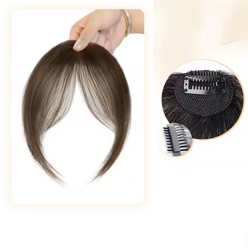 Air Bangs Wig For Women Natural Forehead French Fake Bangs Patch Seamless Bangs