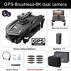 V168 Pro MAX Drone 8K Professional Dual HD Camera GPS 5G WIFI FPV 360° Obstacle Avoidance Brushless Rc Quadcopter Drones Toys