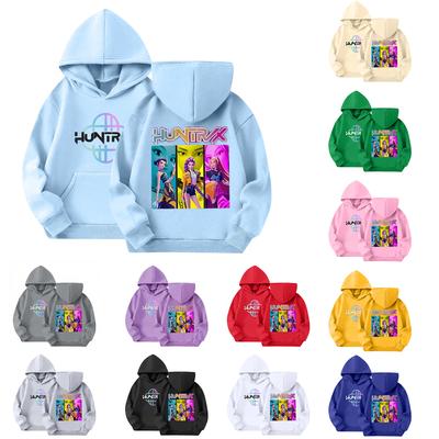 Kinder Kapuzenpullover mit Farbverlaufdruck Langarm Lockerer Damen-Sweatshirt Sweatshirt