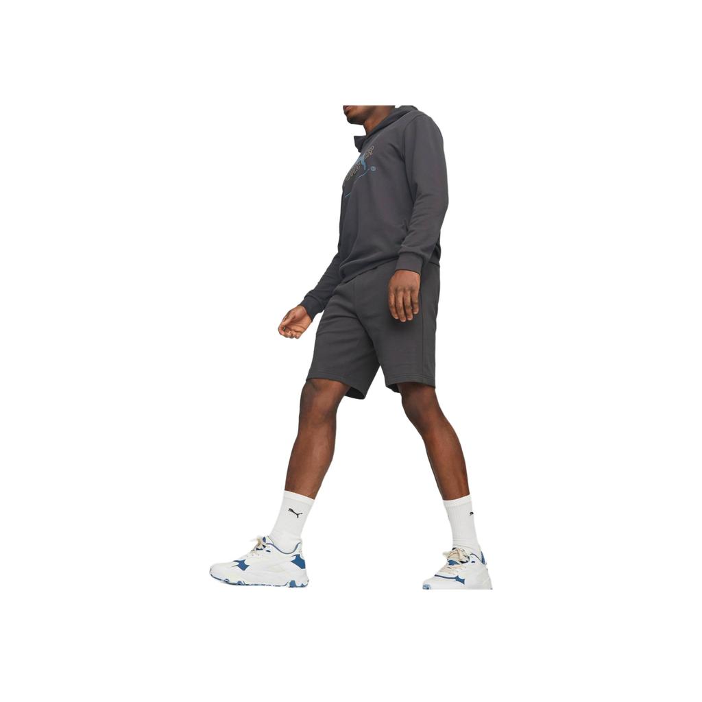 Puma Essentials Brand Logo Comfortable Breathable Sports Shorts Men shorts Grass-Grey 675718-75