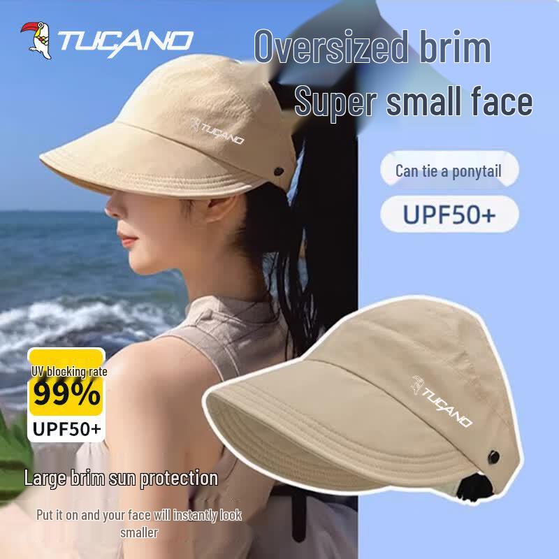 TUCANO Women s Wide Brim UV Protection Summer Sun Visor