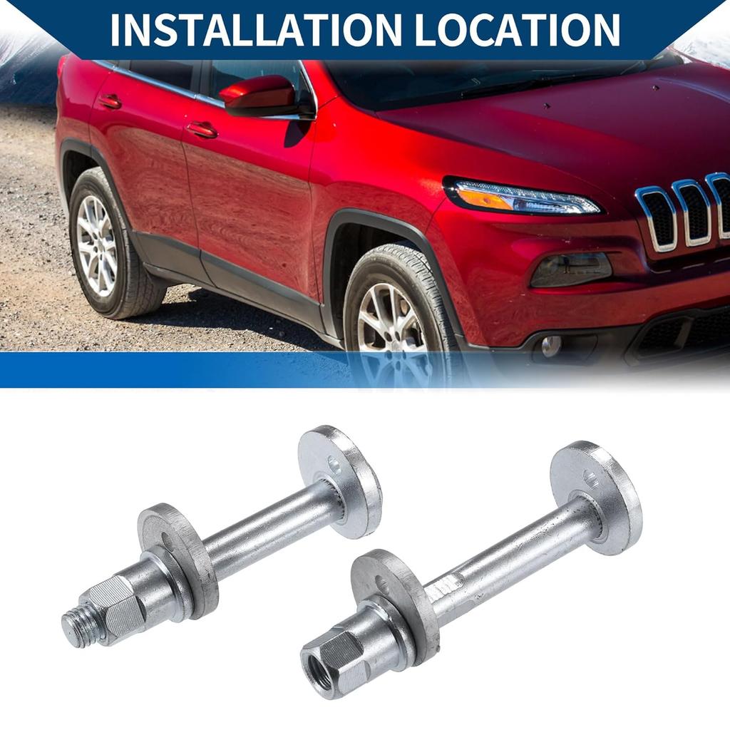 No.06508486AA/6508486AA Rear Toe Link Alignment Bolts for Dodge Durango 2011-2023 for Jeep Grand Cherokee WK 2016-2017 2022/ Rear/Durable Metal