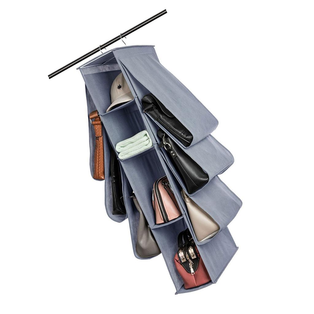 Praktischer Zwischenschicht-Kleiderschrank Vielseitige Hängeaufbewahrungstasche für Studenten und Berufstätige Kleiderorganisator