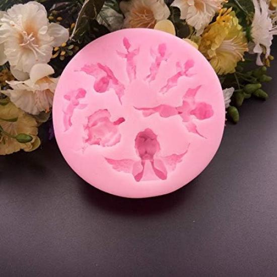 8 Fairy Sizes Shapes Angel Baby 3D Wing Silicone Mold Tools for Make Chocolates Hard Candies Desserts Ice Candles Soap Baking Cake Decor