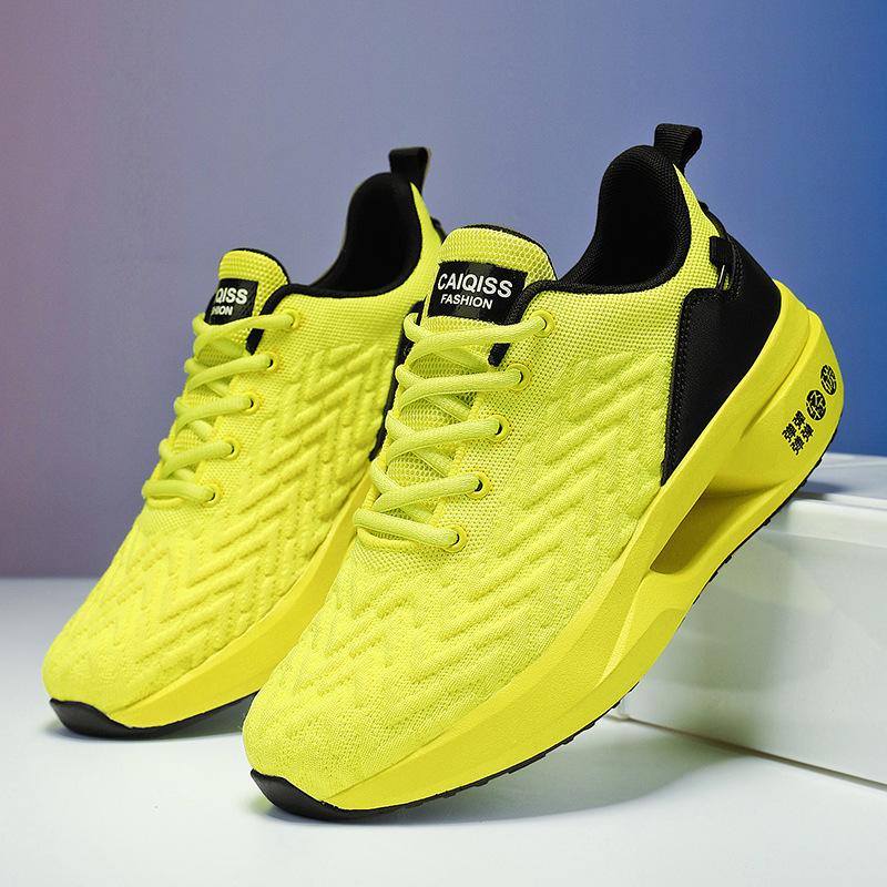 

Spring and Autumn Men s Sneakers Large Size Flying Weaving Outdoor Casual Men s Shoes Sneakers Lightweight and Wear-resistant Running Shoes 45 флуоресцентный зеленый