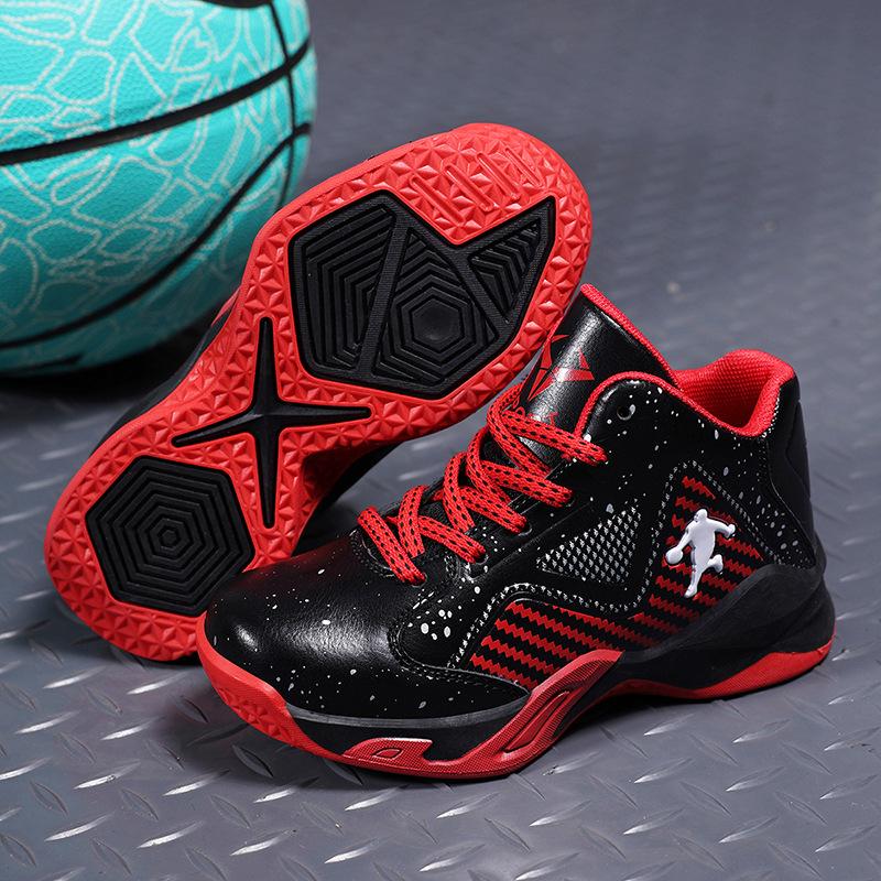 2025 new basketball shoes boys primary school students non-slip shock absorption breathable sports shoes training actual children's basketball shoes