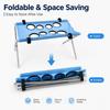 Portable Pet Grooming Table for Cats Small Dogs Foldable Stainless Steel Nail Trimming Hammock Breathable Mesh Home Pet Care