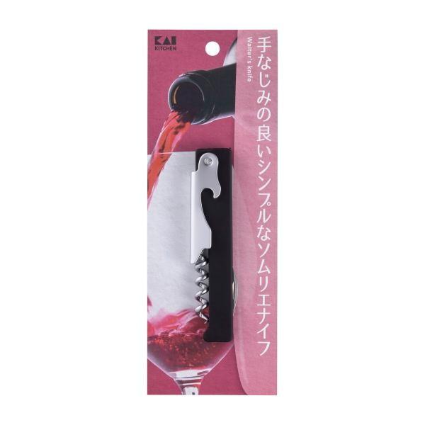 

KAI Відкривачка для вина Штопор Відкривачка для пляшок Ніж сомельє DH8216 1 шт DH8216