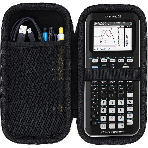 Hard Case Compatible with Texas Instruments TI-84 Plus CE/TI-84 Plus/TI-Nspire CX II CAS/TI-Nspire CX II/TI-83 Plus/TI-89 Titanium/TI-85 / TI-86